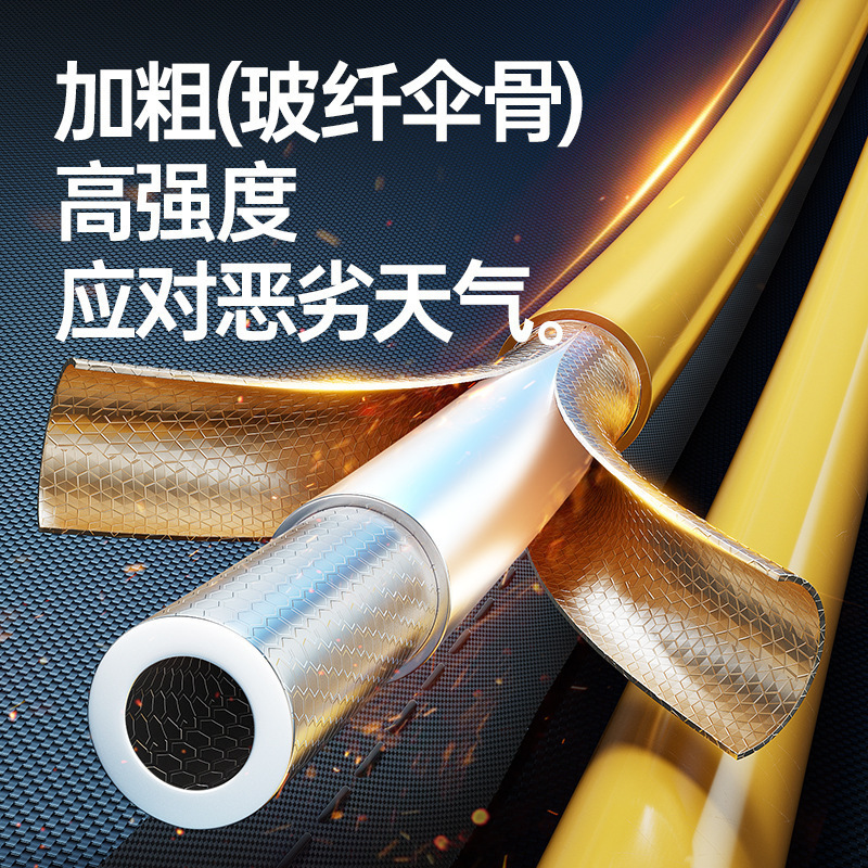Fully Automatic 24-Rib Umbrella Reinforced Folding Rain Umbrella Business Men Automatic Umbrella Custom Logo Advertising Umbrella Sun and Rain Umbrella