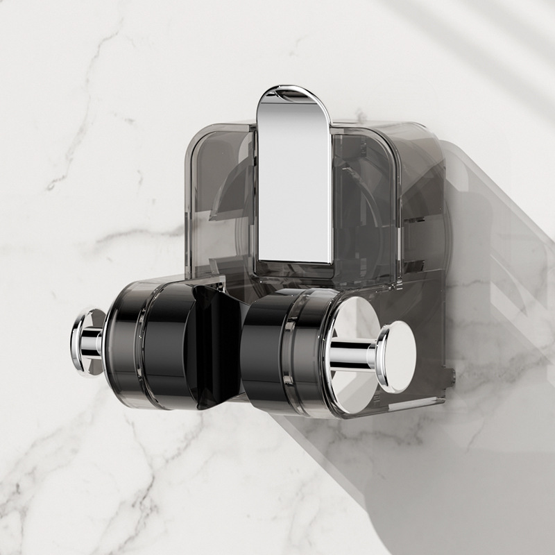 Suction Cup Shower Head Holder, Wall-Mounted Shower Head Bracket Without Drilling, Adjustable Children's Shower Head Holder