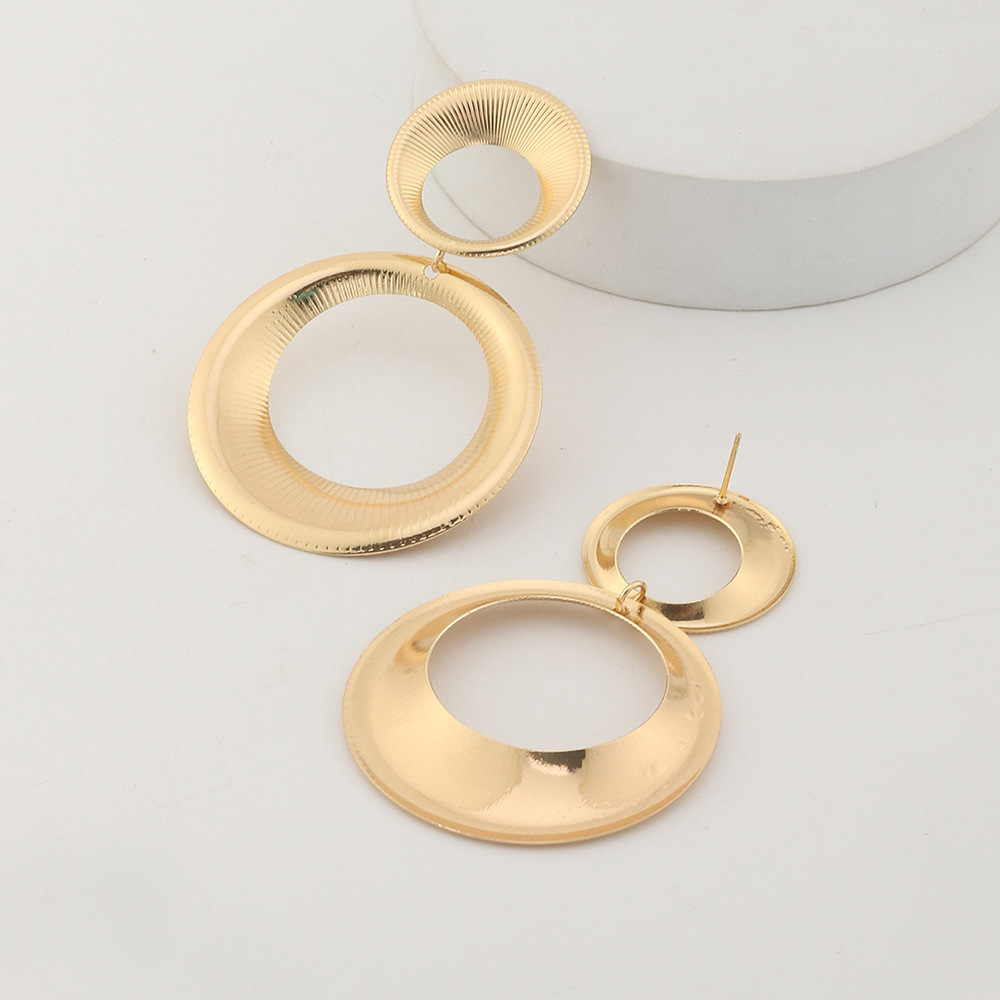 EZ4185 Accessory Alloy Electroplated Teardrop Earrings Women's Gourd Earrings