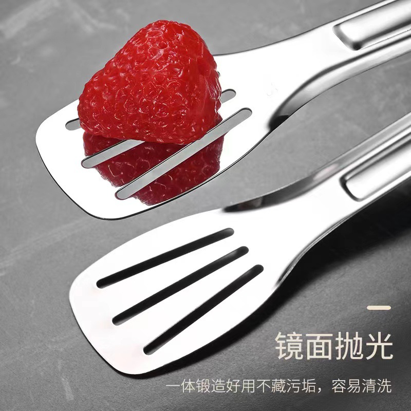 304 stainless steel three-line clip, bread clip, barbecue clip, food clip, kitchen household food clip tool
