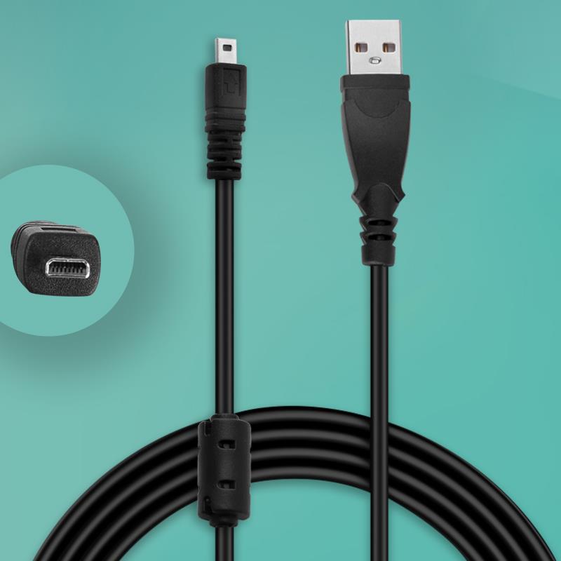 USB charging cable mini 8-pin data cable for Nikon Sanyo digital cameras