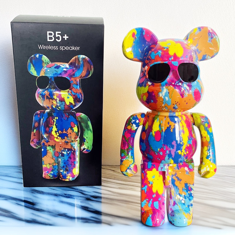 B5+ Bluetooth Speaker Decoration Violent Bear Sound Bear Toy Holiday Gift Small Speaker