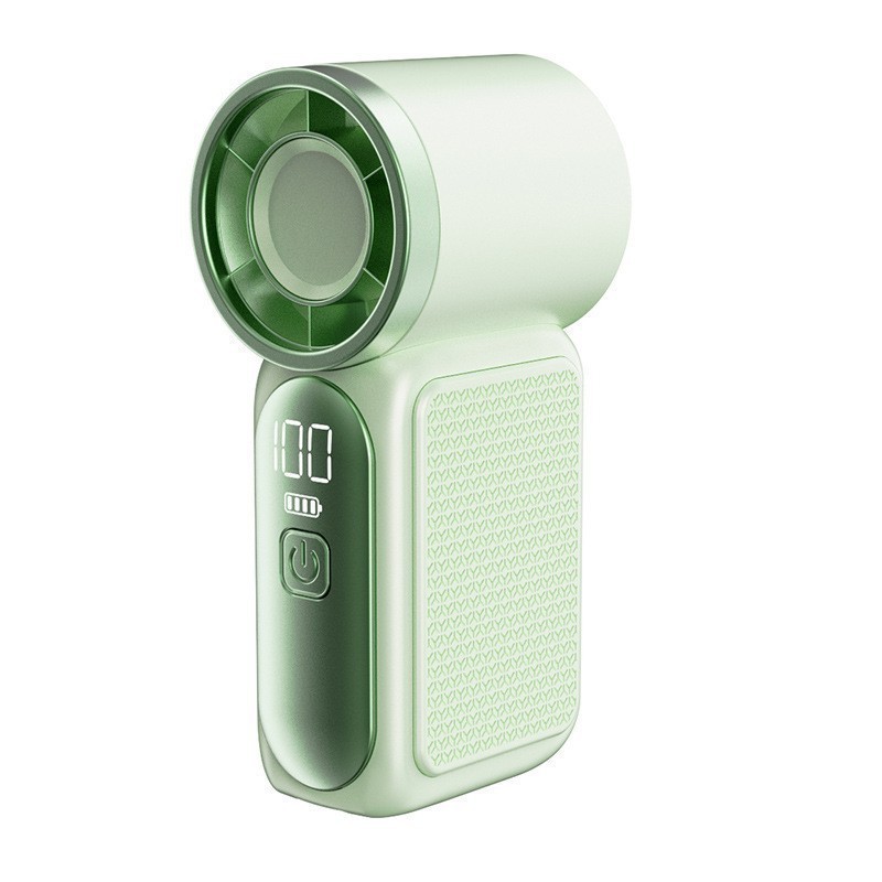 Digital Display Turbo Handheld Small Fan Portable USB Charging Strong Wind Outdoor Cooling Silent x688 Portable Fan