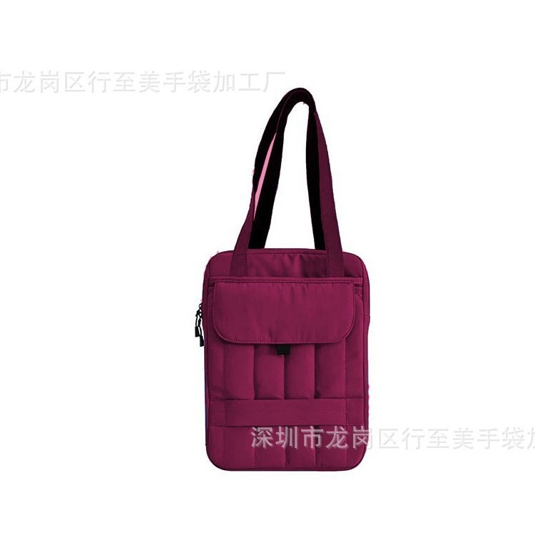 Durable nylon portable storage bag multi-purpose textile computer tote bag hand shoulder bag