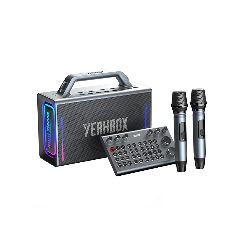 YEAHBOX/Yinboshi Thunder 500 Bluetooth Speaker Direct K Song Outdoor Singing Sound Card All-in-One Audio