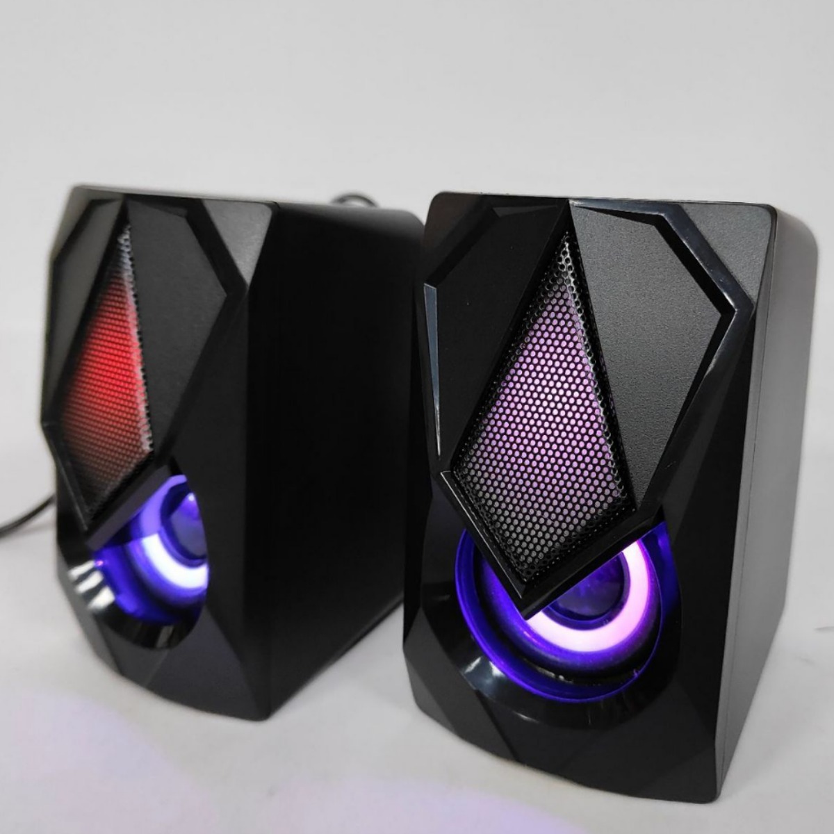 New RGB Light Speaker Desktop Home Computer Notebook Multimedia Wired Subwoofer Speaker