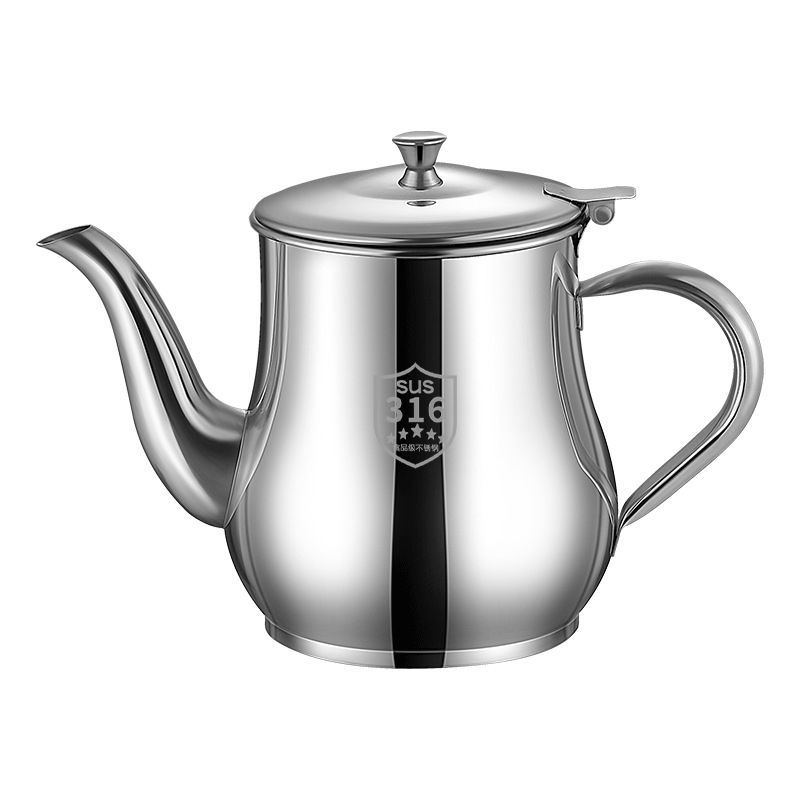 German oil pot, 201 stainless steel food-grade oil container, household kitchen filter thickened oil storage tank, non-drip, oil storage