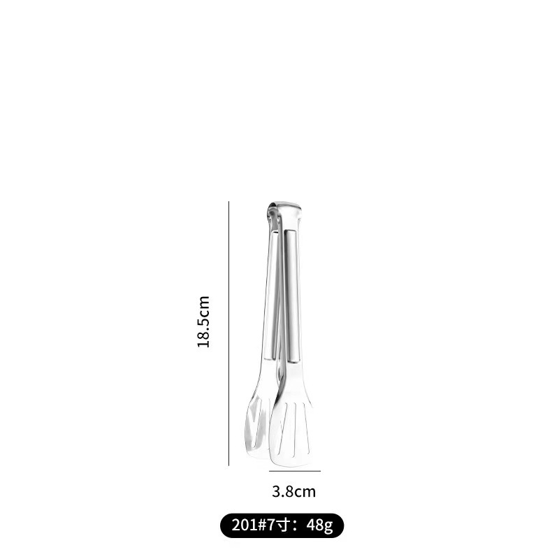 304 stainless steel three-line clip, bread clip, barbecue clip, food clip, kitchen household food clip tool