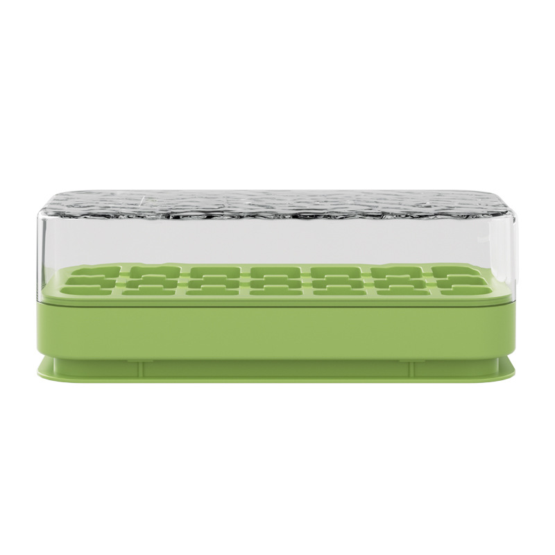 Ice cube tray, food-grade press ice cube tray, household ice maker with lid, homemade ice storage box, 21-grid