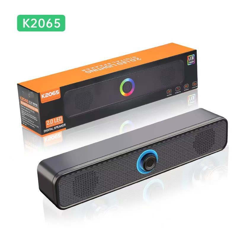 New Home Wired USB Small Long Bar Desktop Computer Speaker Desktop Notebook Subwoofer Audio