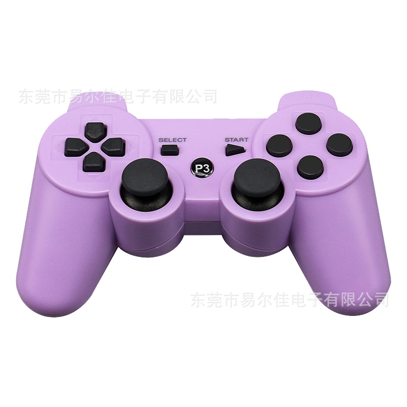 P3 controller wireless Bluetooth dual vibration snowflake buttons universal buttons multi-color PS3 game controller