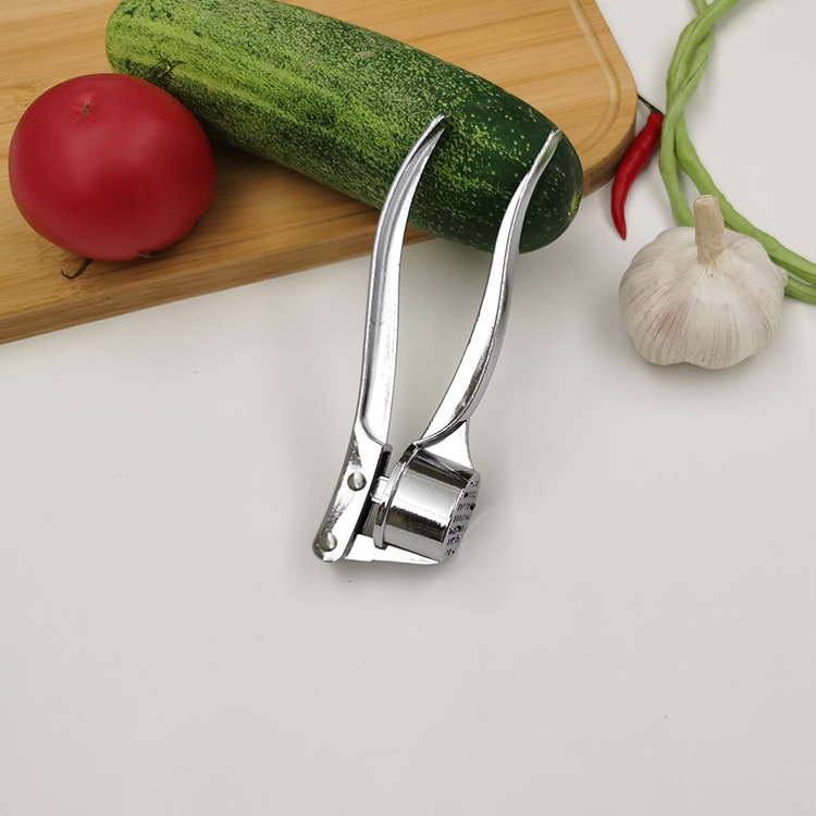 Manual Garlic Press Stainless Steel Garlic Mincer Kitchen Home Garlic Masher Garlic Peeler Garlic Squeezer Garlic Paste Peeler
