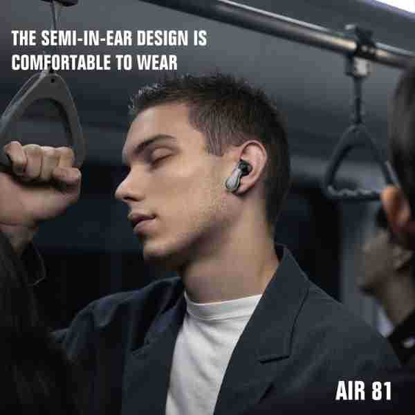 Private Mold New AIR81 Bluetooth Headphones TWS Wireless Mini Sports Running LED Display Battery Level Gaming