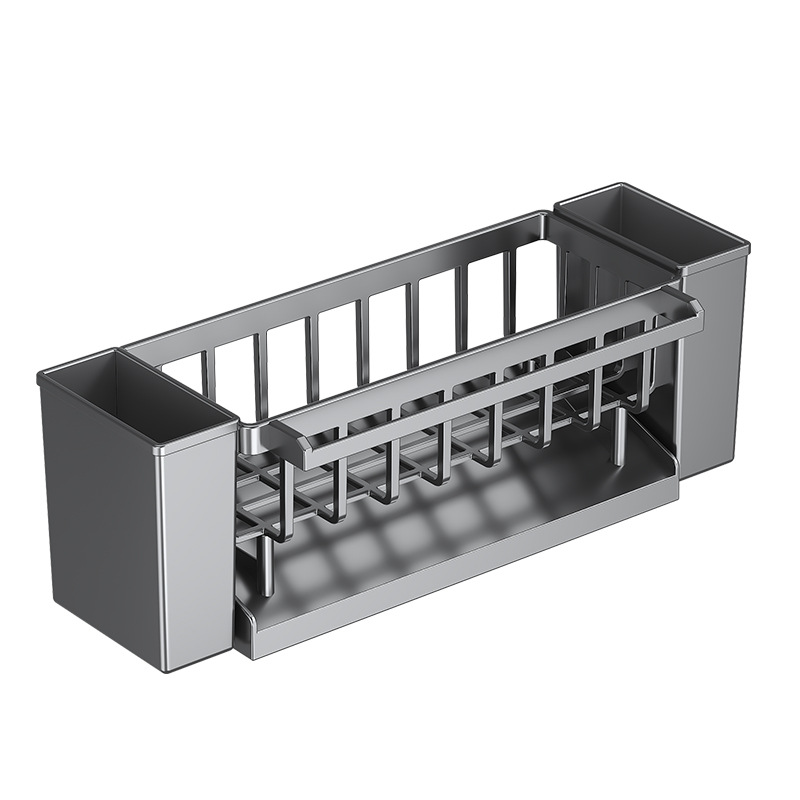 Kitchen drain rack multifunctional storage rack dishcloth rack countertop sink storage supplies dishwashing cloth sponge rack