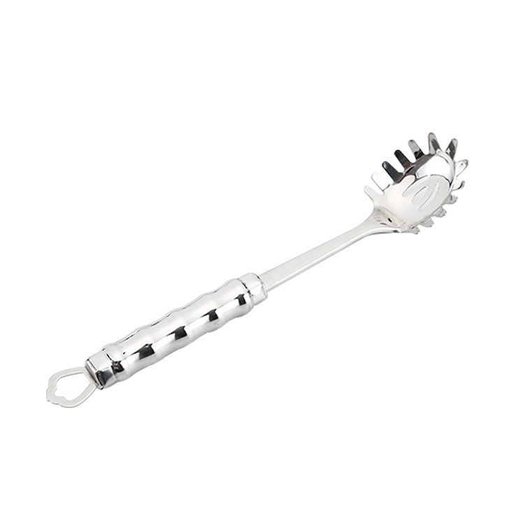 Thickened 201 stainless steel kitchenware set, fish spatula, soup spoon, high temperature resistant spatula, anti-scald, kitchen, hotel, home use