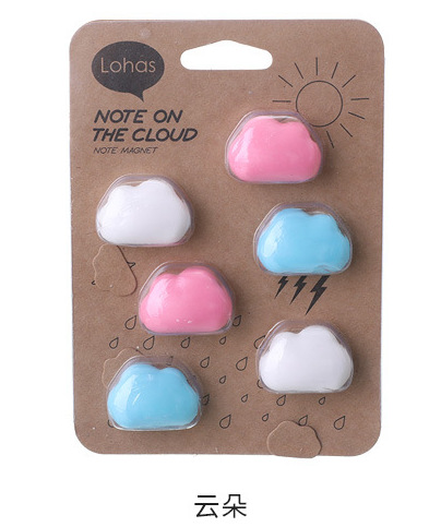 Cloud refrigerator magnet 3D balloon note refrigerator magnet sticky note refrigerator magnet 3E2206