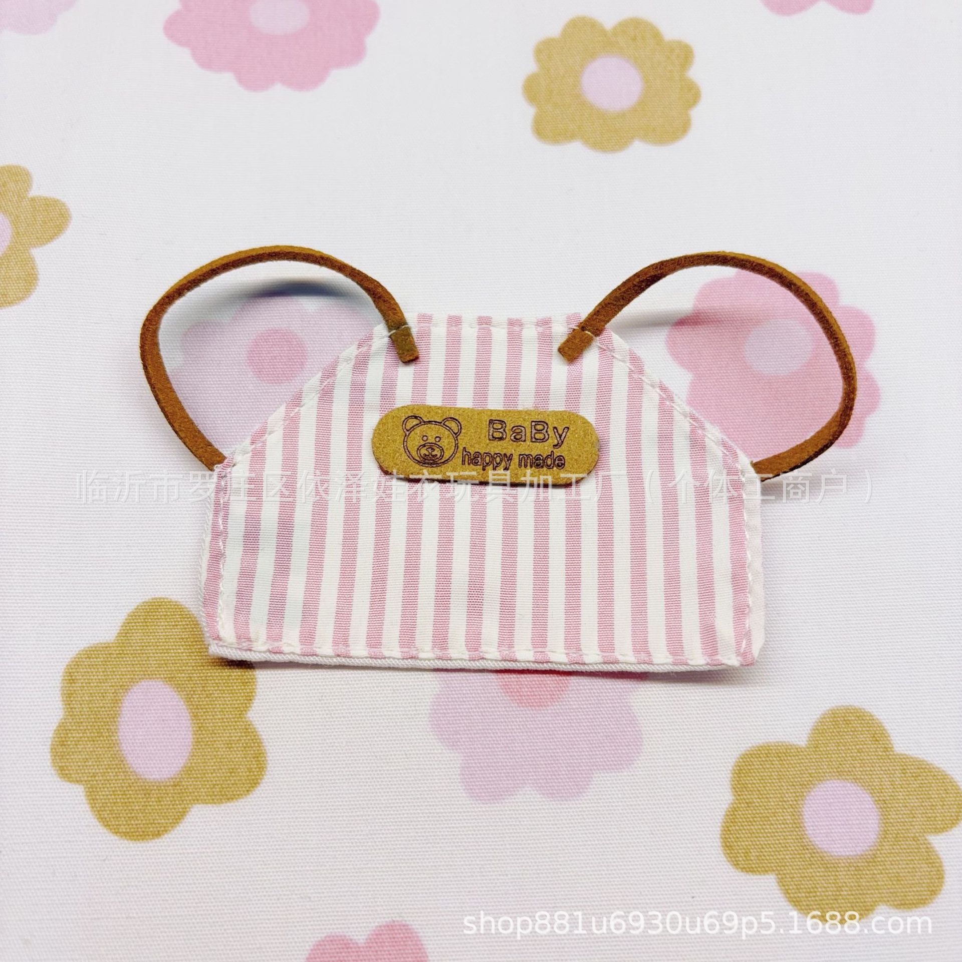 10cm Plush Toy Small Bib Cotton Doll Clothes Dress Up Apron Decoration Accessories Clothes