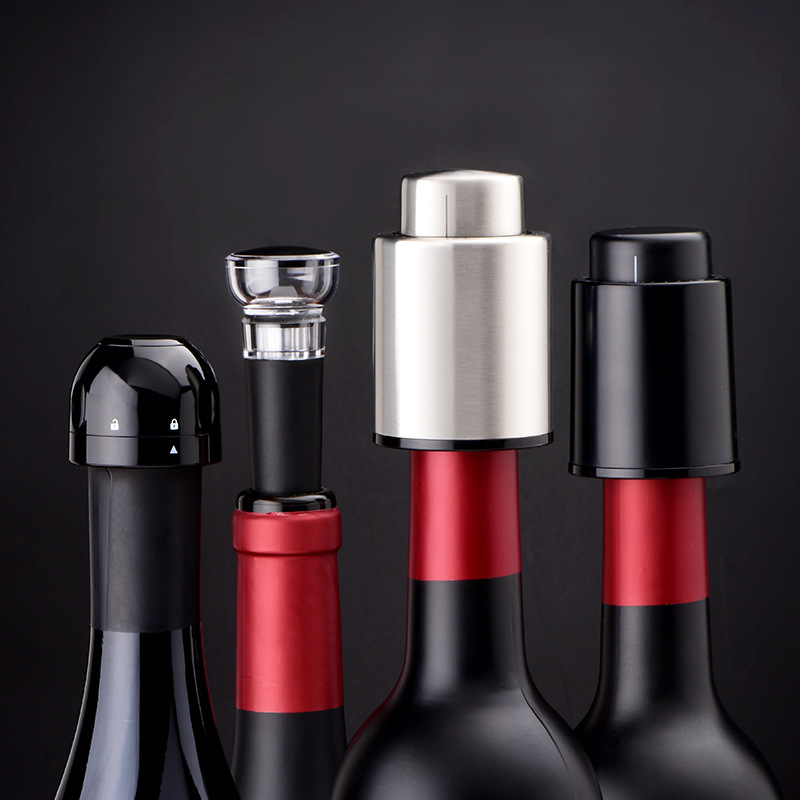 OEM Customized Wine Stopper Customizable Logo Bar Mini Tool Vacuum Wine Cap Fresh Keeping Wine Stopper