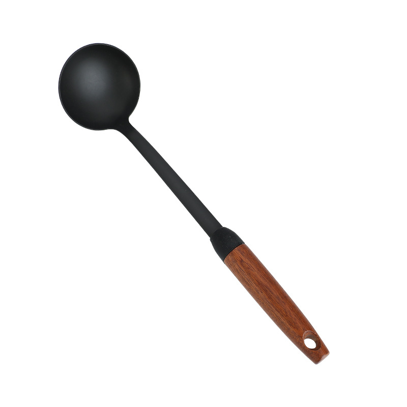 Wrought iron spatula household nitrided iron wok spatula cooking spatula high temperature resistant iron spatula spoon set
