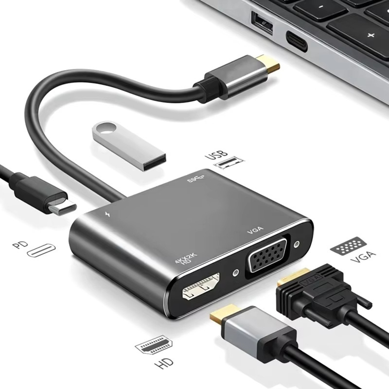 11-in-1 Docking Station Type-C to HDMI Notebook Multi-function Splitter Hub