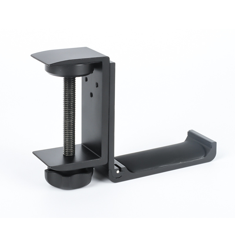 Private mold gaming headset folding stand, over-ear desktop storage hanger, backpack stand, metal no-drill stand
