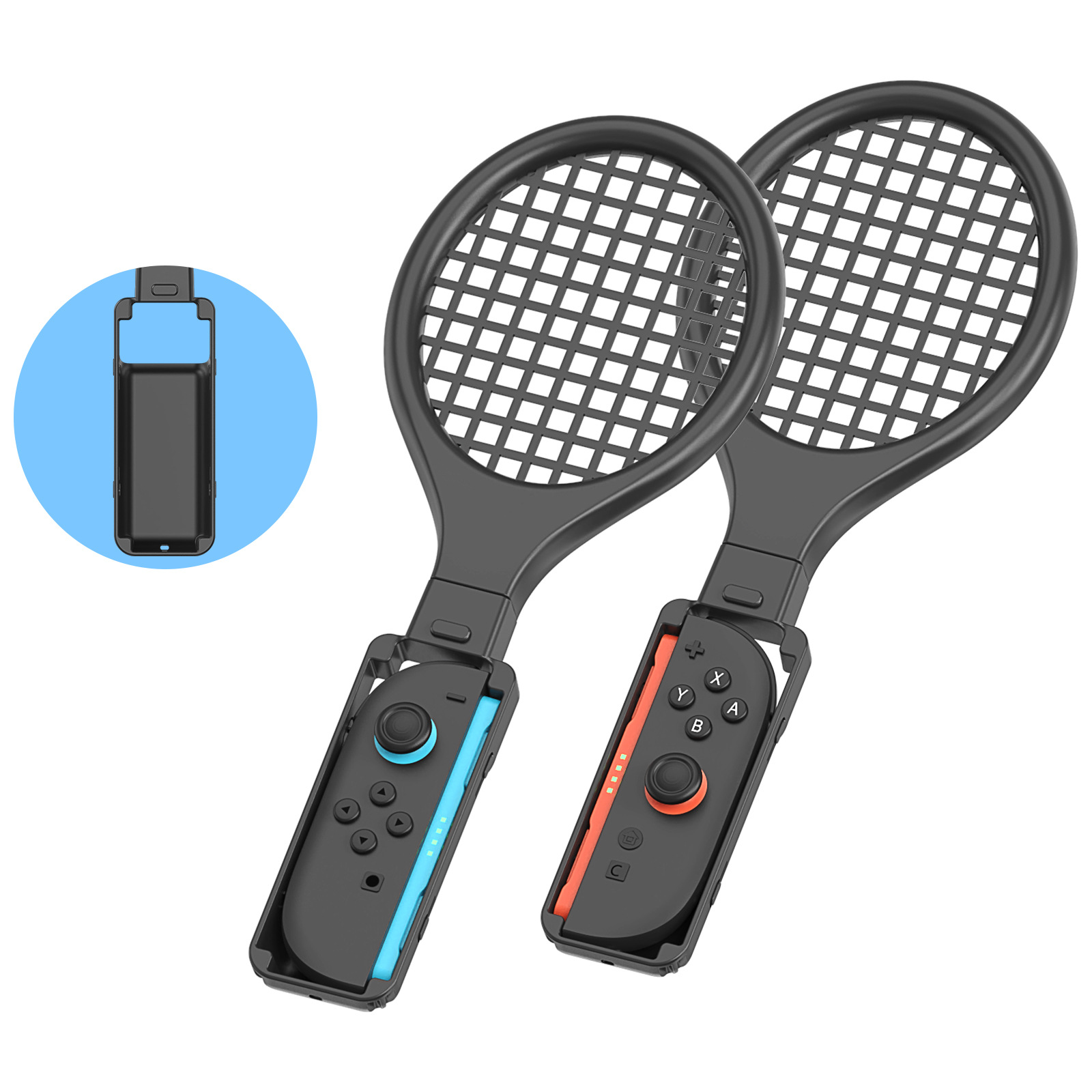 Switch2 tennis racket motion control grip NS2 Joy-Con controller dedicated tennis racket 2-pack