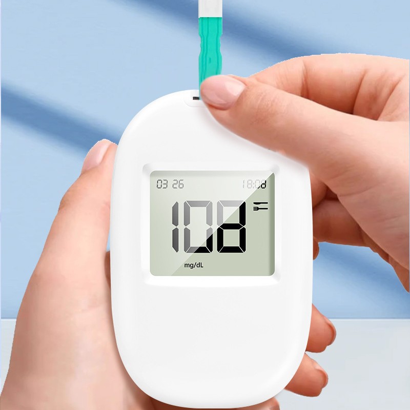 Blood Glucose Meter Home Blood Sugar Test Monitor High Blood Sugar Medical Blood Glucose Meter Tester Set Automatic