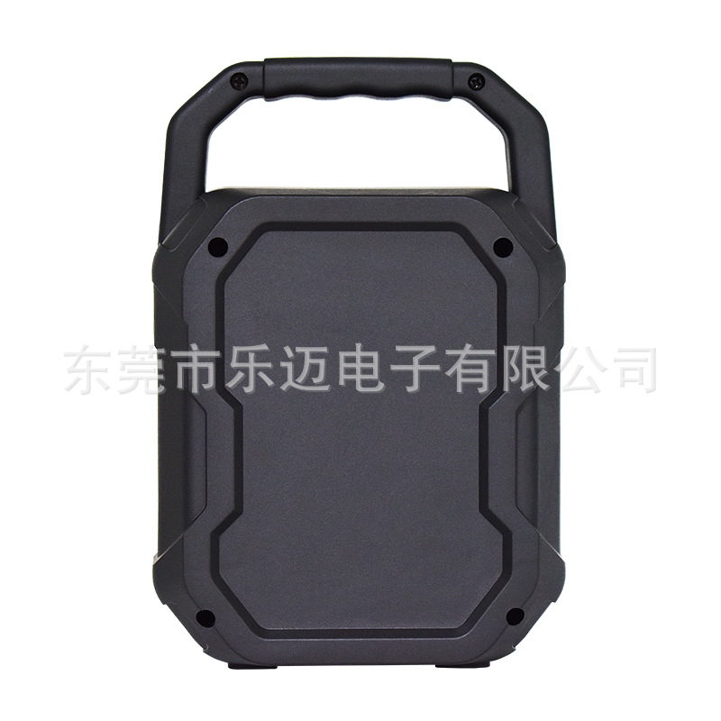 2024 New LED Bluetooth Speaker USB Card Slot Cool Color Light Square Dance Outdoor Handle Small Audio Cross