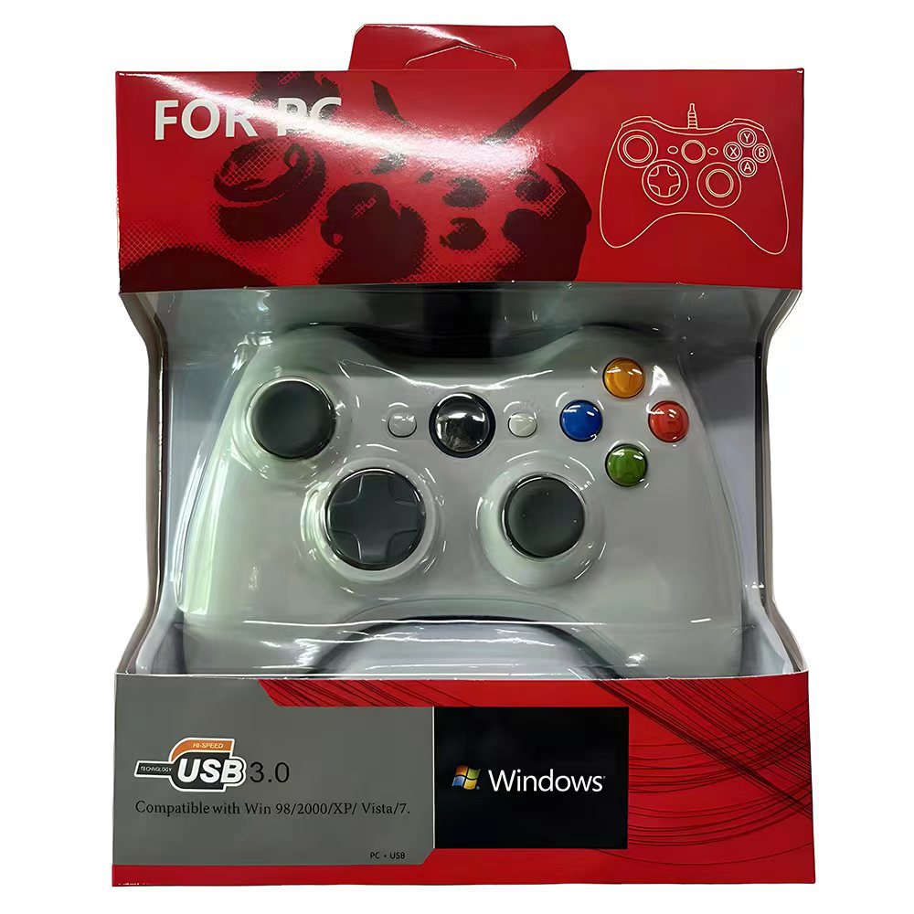 X360 game controller TVBOX PC PS3 PC360 Android TV steam dual motor vibration