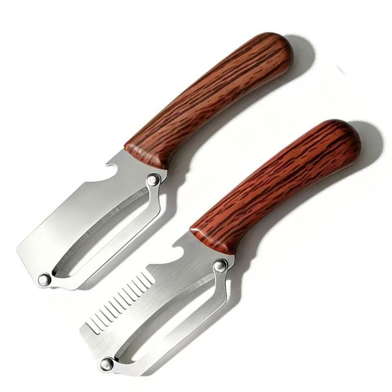 Household multifunctional stainless steel kitchen thickened fruit peeler and peeler dedicated for sugarcane and pineapple