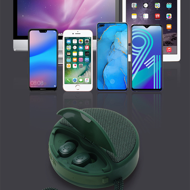 Newly Launched TG808 Headphone Bluetooth Audio In-Ear TWS Earphone Speaker Card Wireless Audio