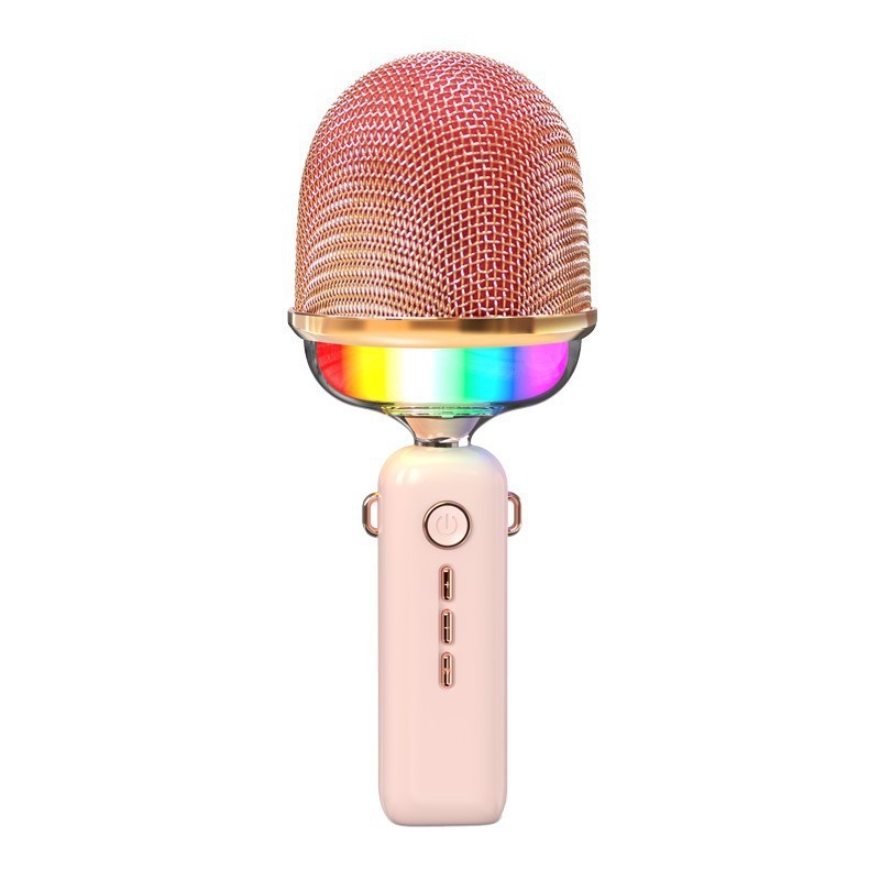 Aishuomei New V2 Microphone Bluetooth Speaker K歌 Treasure Wireless Bluetooth Home Entertainment Microphone Speaker