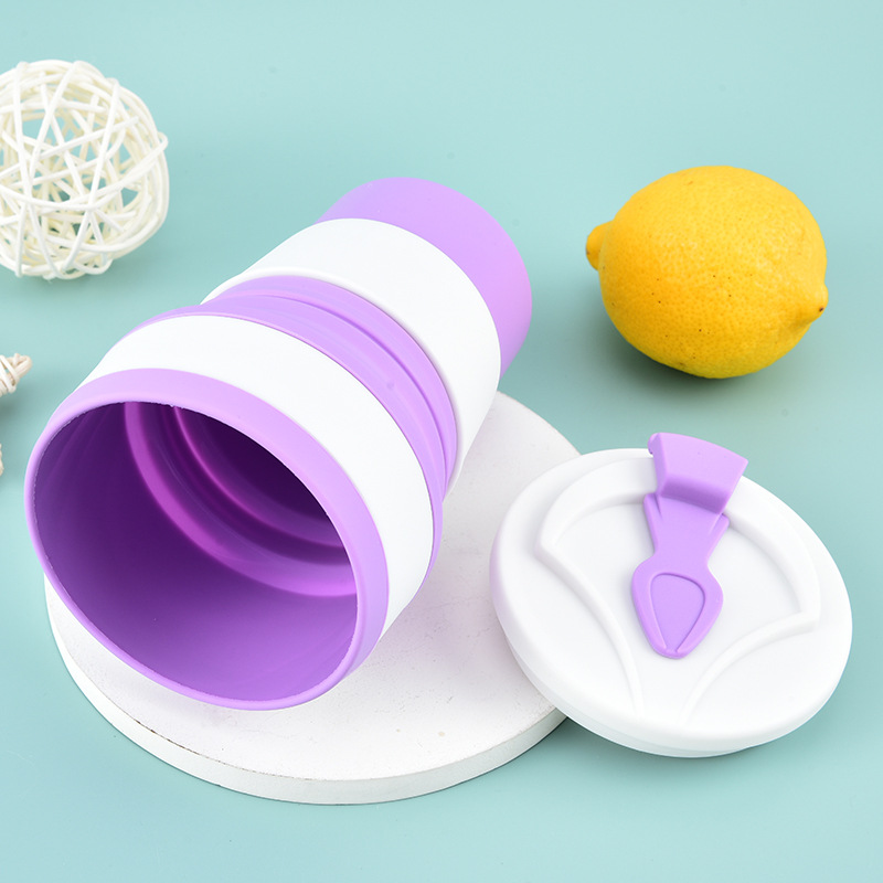 Silicone Water Cup Outdoor Portable Cup Folding Travel Telescopic Cup Foldable