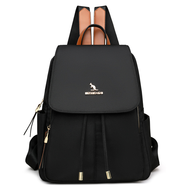 2025 new nylon double-shoulder bag women's casual business commuting women's backpack simple backpack
