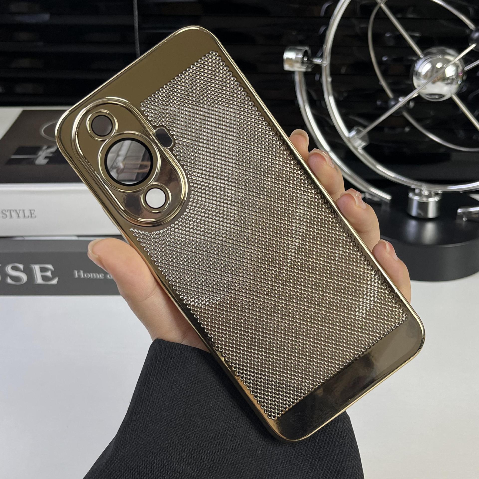 Heat Dissipation Breathable For VIVO X90P/x80p Phone Case OPPO Reno9pro Electroplated Anti-Drop Protective Case