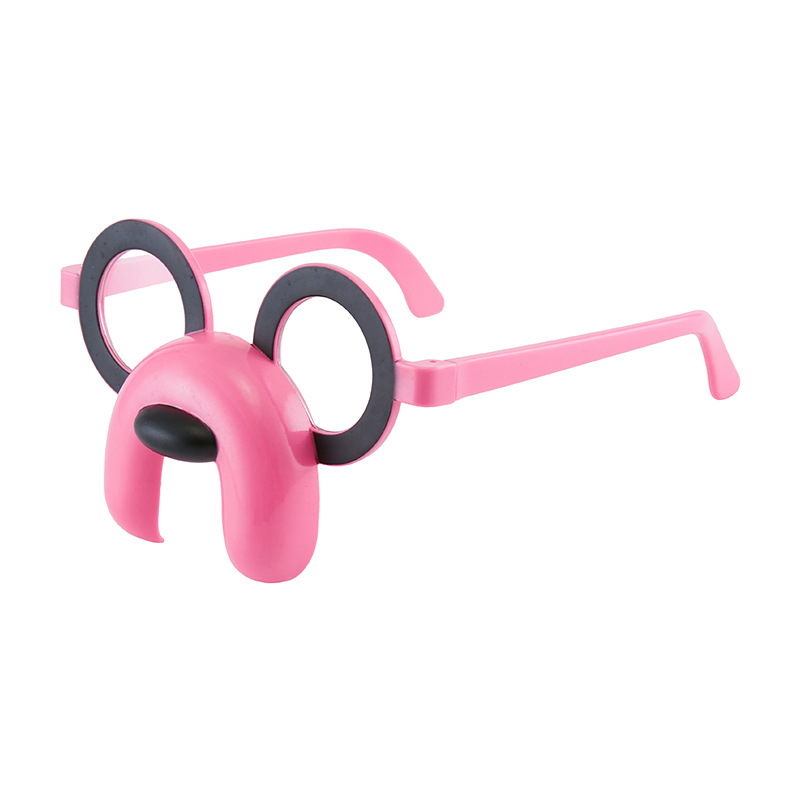 Children's sunglasses, cute decorative glasses for baby boys and girls, cartoon dog photo glasses frame