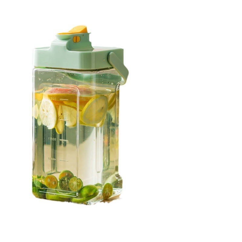 Refrigerator Cold Water Jug with Faucet Fruit Tea Cold Brew Pot Cold Water Pitcher Household Large Capacity Beverage Juice Tea Drink Bucket