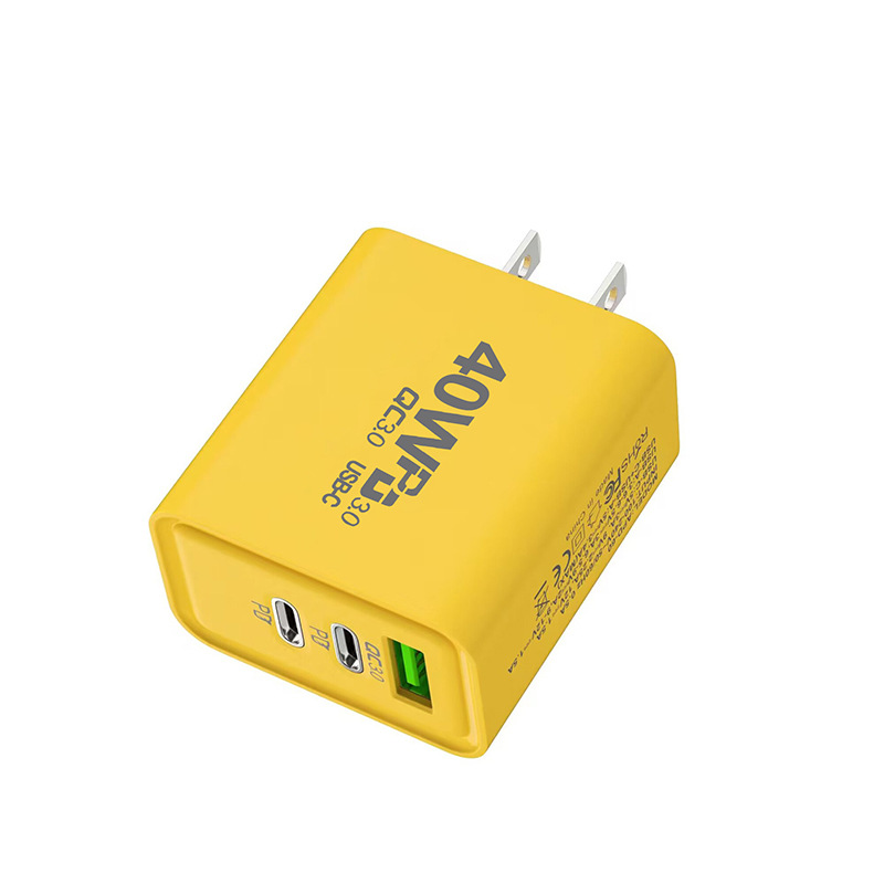 65W Multi-Port Charger 2A2C GaN 40W Fast Charging for Apple Huawei Phone Travel Charger