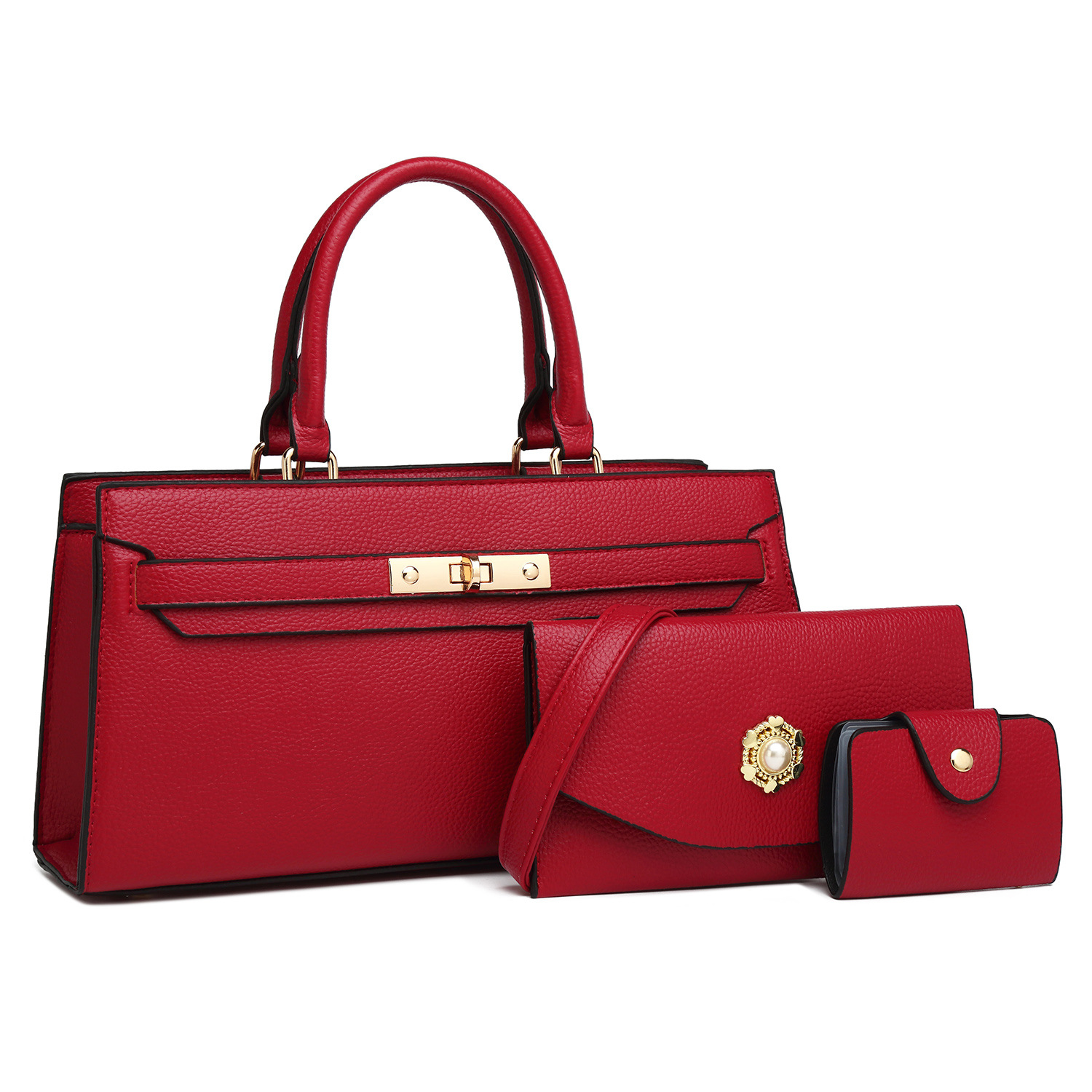 2026 women's bag new Kelly bag handbag multi-pocket Birkin shoulder crossbody commuting large bag