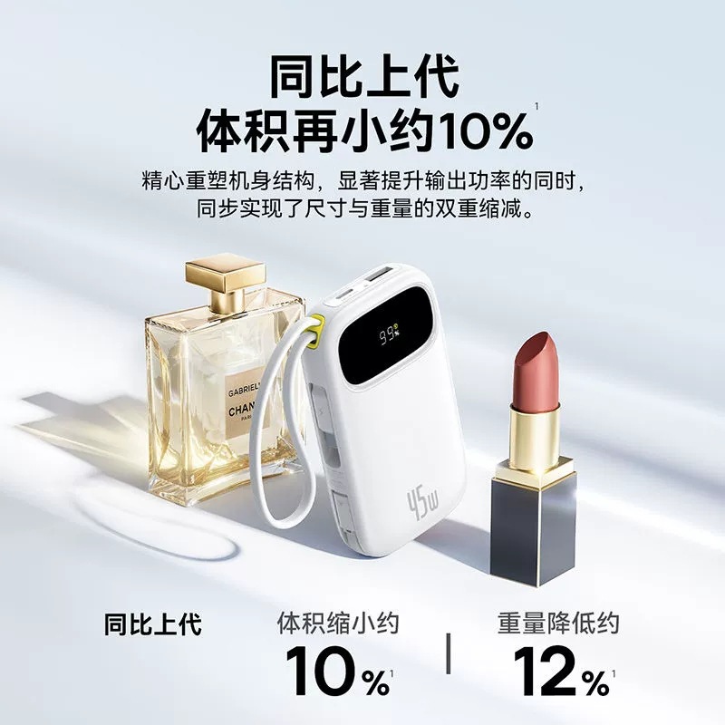 Baseus PD45W power bank 10000mAh compact portable cable mobile power fast charge logo gift