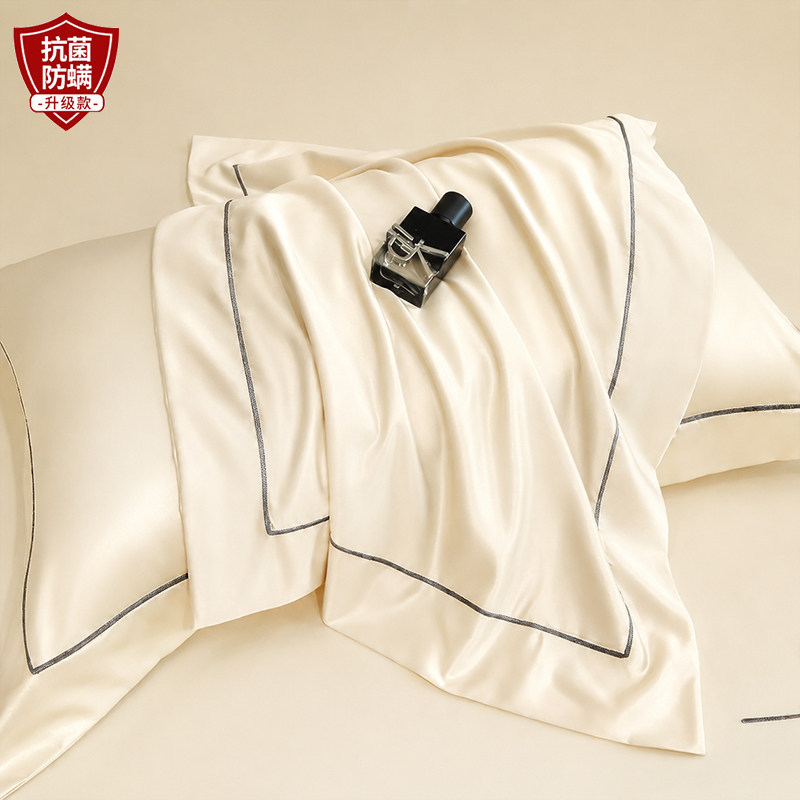 Summer cool ice silk pillowcase single one piece student dormitory pillowcase pair pillow inner cover 2026 new