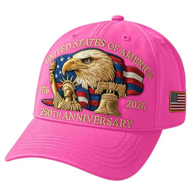 US 250th Anniversary Baseball Cap Statue of Liberty Embroidered Sun-Protective Visor Hat Cap