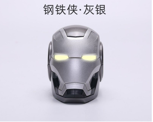 Mini Iron Man Wireless Speaker, Outdoor Home Use, Phone Card, Notebook, Heavy Bass, Bluetooth Speaker