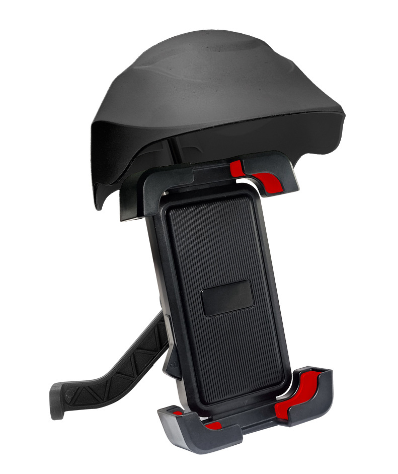 Electric vehicle phone holder motorcycle delivery rider special car navigation holder umbrella helmet holder