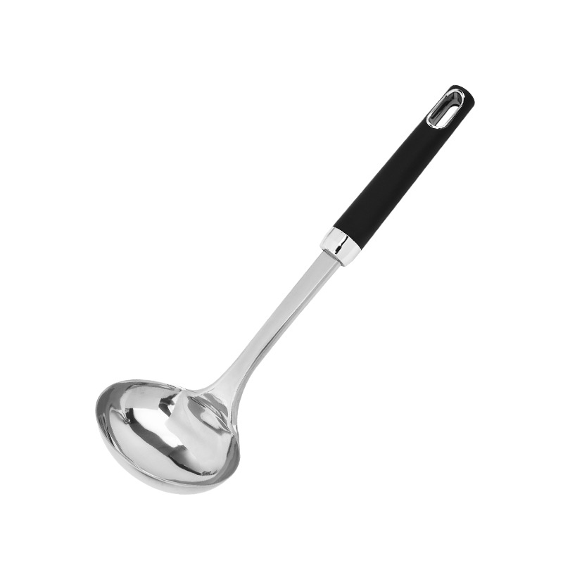 Stainless steel 8-piece kitchen utensil set slotted spoon spatula slotted spatula colander ladle multi-functional household