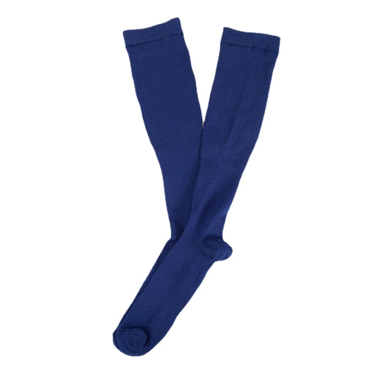 Socks, nylon solid color breathable sweat-absorbing mid-calf socks, outdoor hiking anti-slip casual sports men's socks