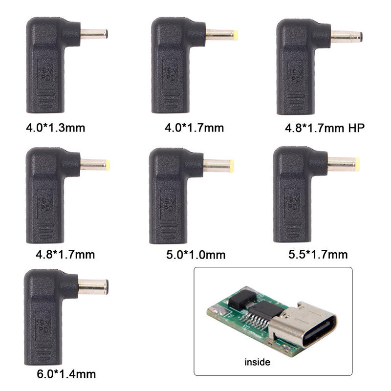 PD7.9/7.4/4.0/4.8/3.0/5.5/6.0mm DC to Type-C power adapter plug charger