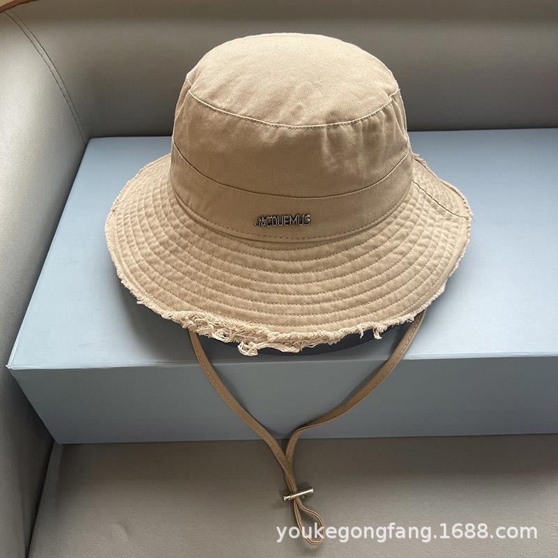 Hat HyunA Fisherman Hat Women Spring Summer Washed Wide Brim Vacation Frayed Denim Sun Protection Hat Outdoor Climbing