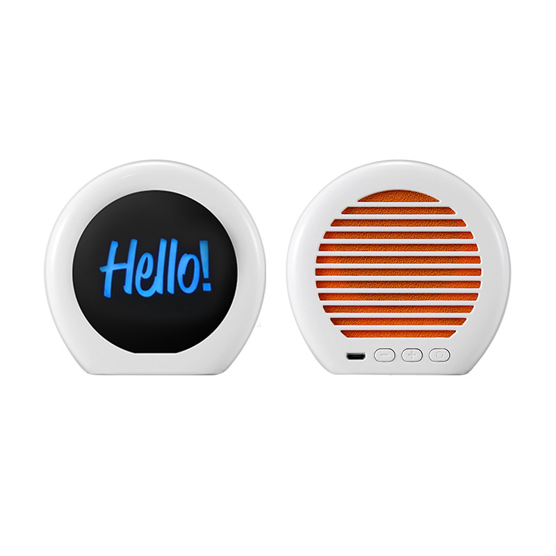 New Wireless Mini Portable Small Speaker Promotional Gift Glowing LOGO Bluetooth Speaker Private Mold Custom