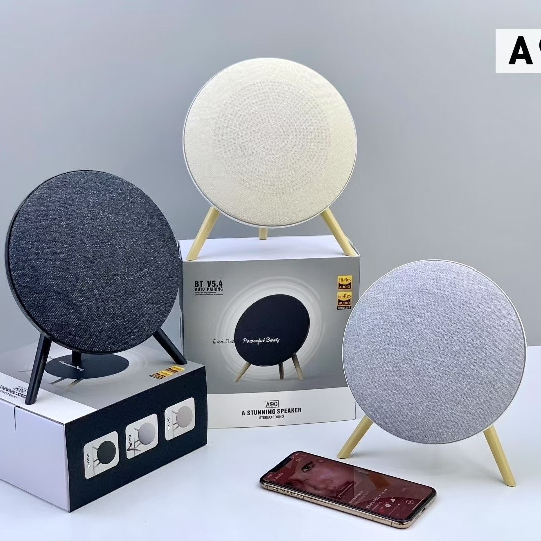 New A90 UFO Bluetooth Speaker Outdoor Portable Wireless Stand Home Desktop High Power Subwoofer